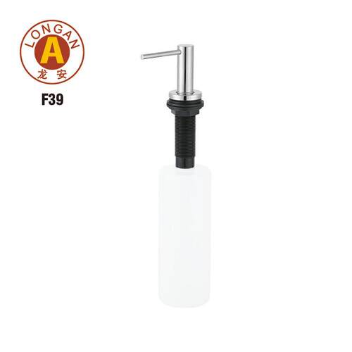 F9水槽皂器 液厨卫按压式金属皂液器 厨房皂液器 3浴水卫槽给皂器