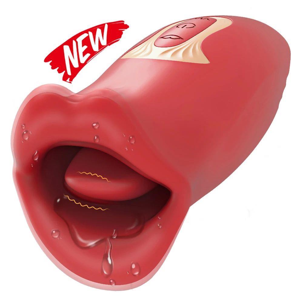 Clit Tongue Licking Vibrator Female Sex Toys for Women