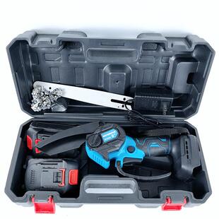 8寸1012寸16寸大功锂电链率锯单手锯伐木RDM锯链条锯寸锯树电枝