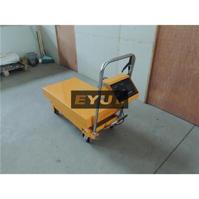 HTW0平台秤移动液压平台车剪叉式升降平台称00kg手推周转车称重