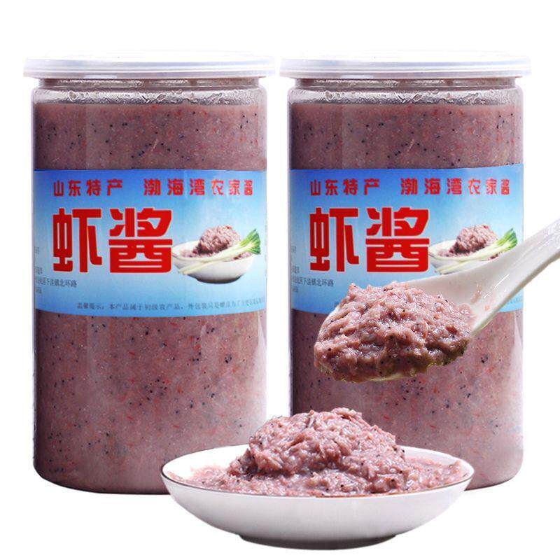 虾酱正宗海鲜酱原味山东虾酱海鲜酱鲜虾酱山东特产虾酱90g-1800g
