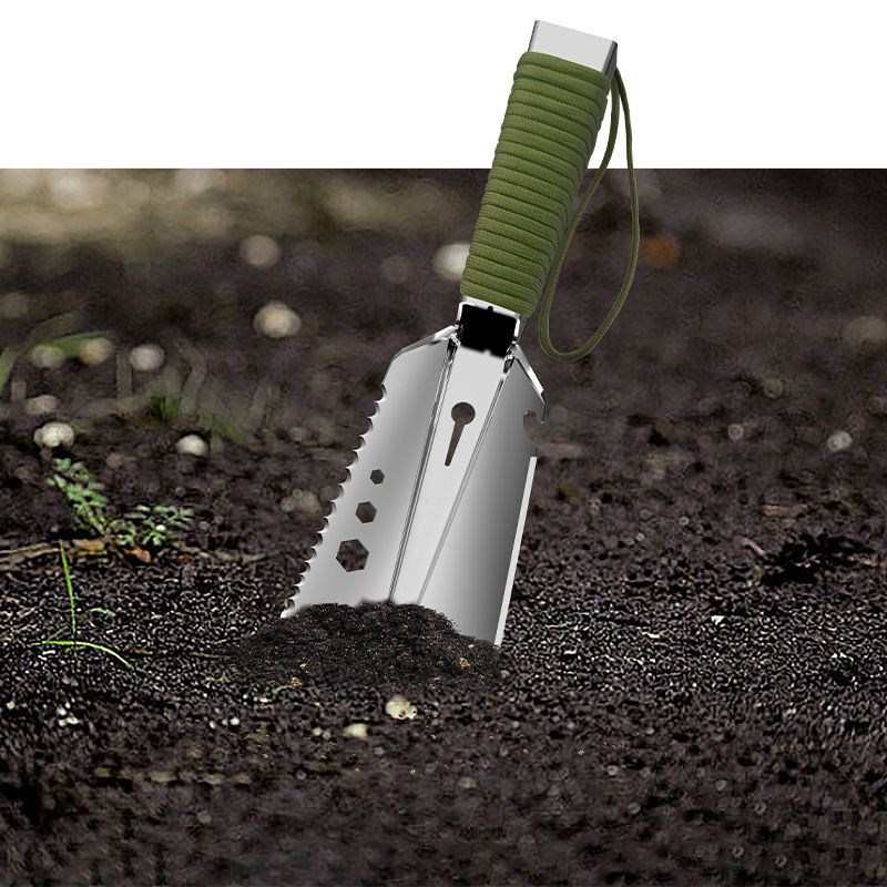 种花工具铲子户外挖野菜铁锹便携手铲土铲家用多功能园艺挖土花铲