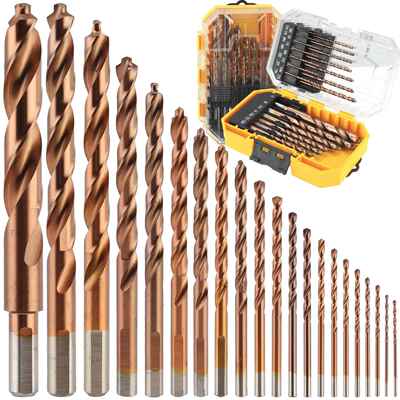 花M5台17906阶钻金属3手电钻打钻头高速孔钢含钴全磨麻钻