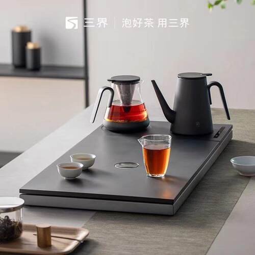 三界DK3-Z电热水壶嵌入式烧水壶底部自动上水煮茶器茶台全自动