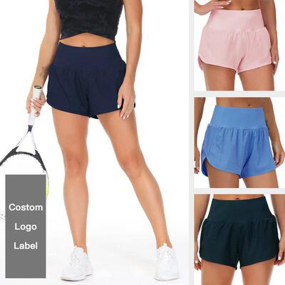 Women'S High-Waisted Workout Shorts - Flowy Gym Yoga,