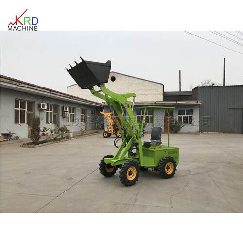 工地电动小铲车 小型多用型电动装载机 建设工程土石方施工机械