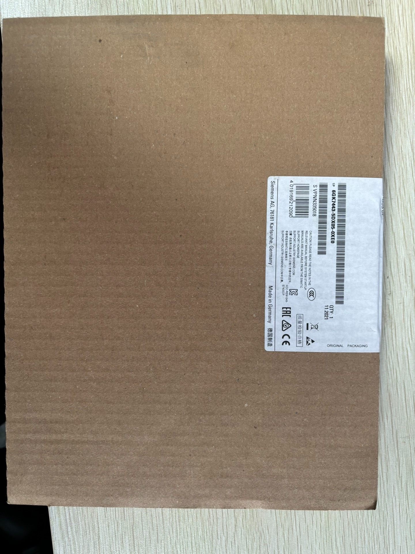 西门子模块6GK7443-5DX05-0XE0全新未拆封