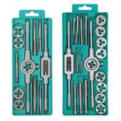 丝合金钢攻丝锥板牙套装 手动PDL板牙攻丝锥攻丝攻五金牙工具丝套