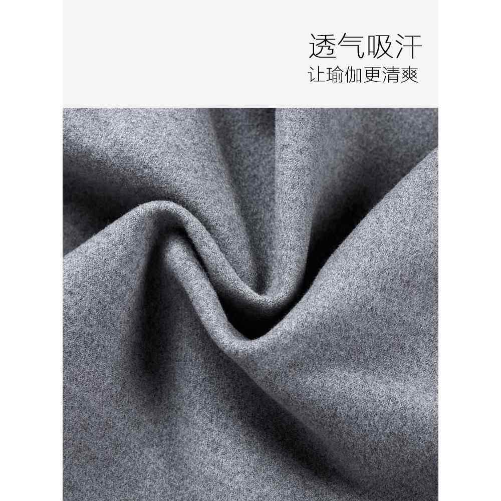 直销新款加厚双面呢酒红色艾扬格瑜伽休息术毛毯女士冥想毯被盖毯