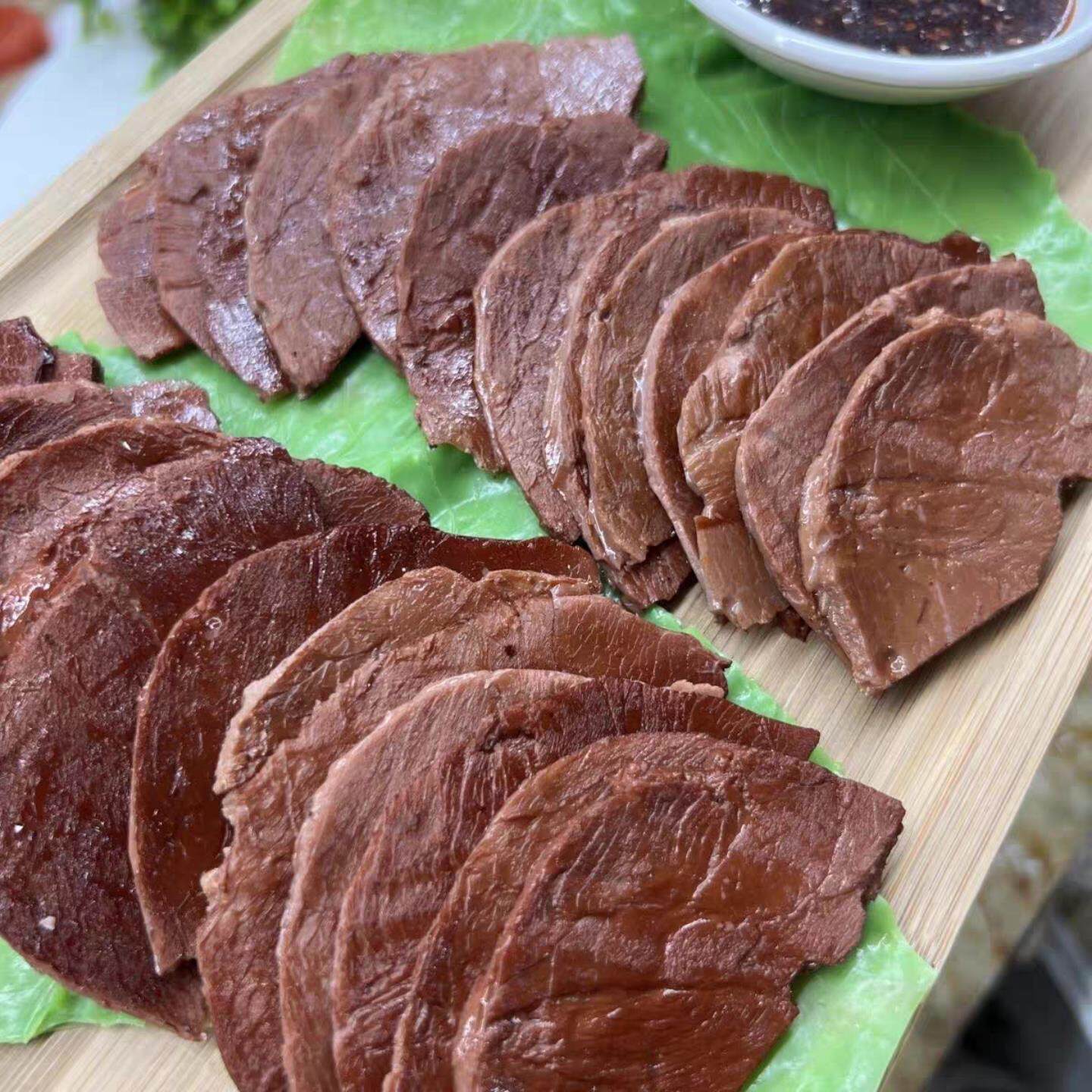 凉拌牛肉模型仿真牛肉片道具卤牛肉假牛肉片熟食样品摆件影视拍摄