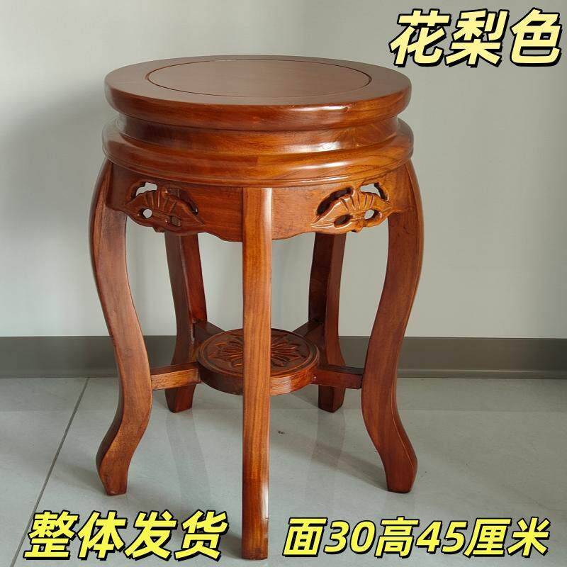 实木凳子榆木餐桌凳鼓凳圆凳中式榫卯结构家用客厅琴凳古筝矮凳