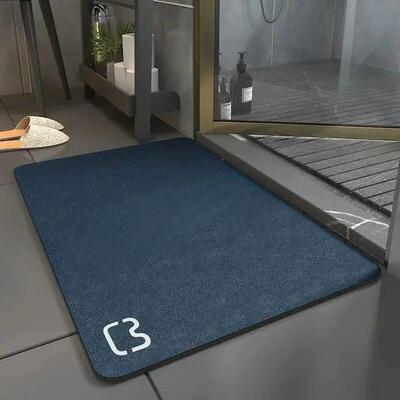 Diatom Mud Solid Super Absorbent Floor Mat Non-slip Bath Mat