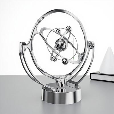 地球天体永动仪旋转物理磁力永动机不停创意摇摆摆件工艺品牛顿摆