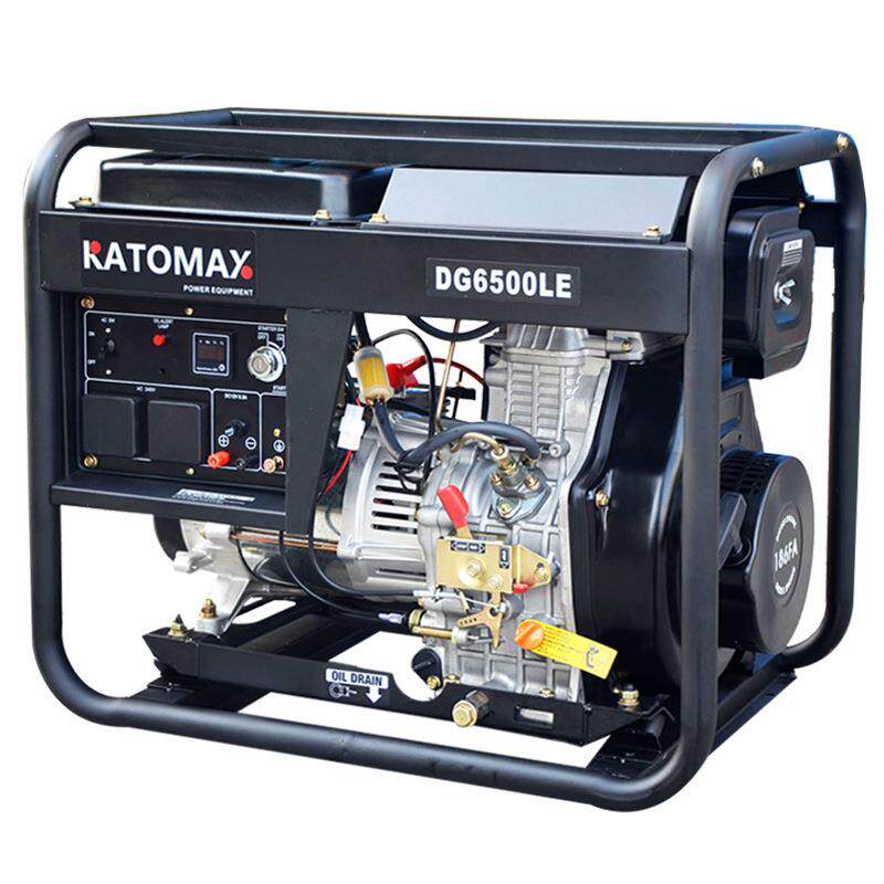 KATOMAX 2kw3W5kw6kw7kw8kw柴油发电机家用小型220V单相发电机组