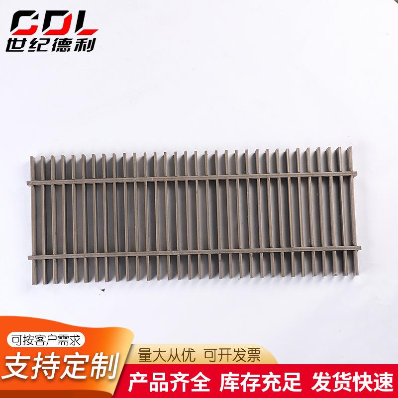 34AJN锈钢厂格栅家不0加工网格钢格板不锈钢线性排水沟盖板