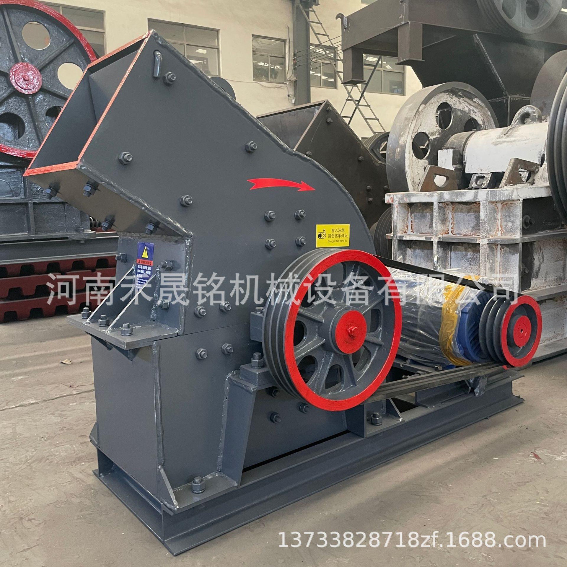中小型锤式破碎机价格柴油动力玻璃砖瓦碎片锤式粉碎设备