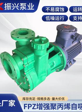 FPZ增强聚丙烯自吸泵增强聚丙烯耐腐化工自吸耐酸塑料化工管道泵