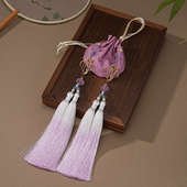 艾草驱蚊荷包禁步 原创汉服配饰随身香囊 日常百搭挂件 花枝