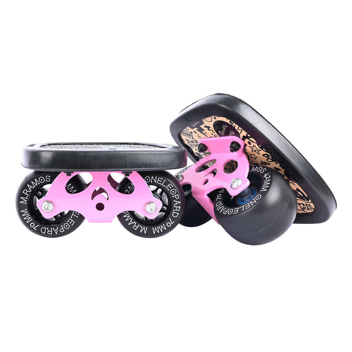 刷漂移儿童滑板板街成人青春代步通用初学者分体板豹一