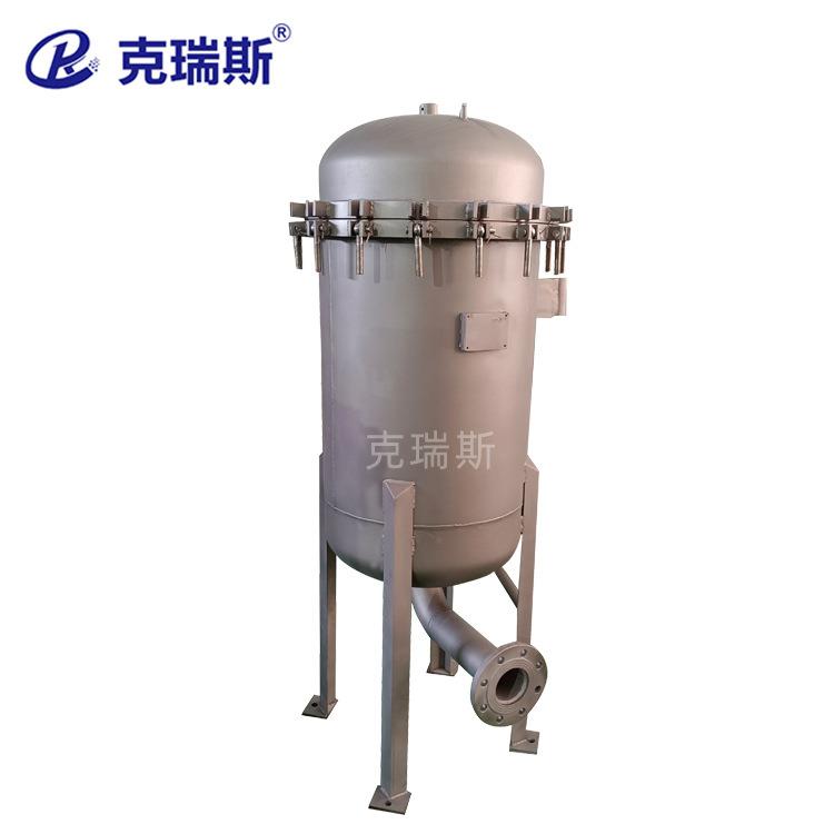 克瑞工业用水袋式单袋RS-DSGL过滤器DN4多0斯304锈钢并联不过滤器