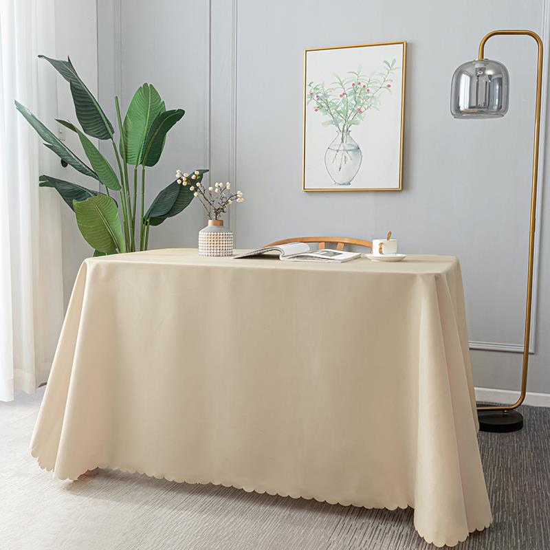 高档会议桌方桌布长形布艺定制logo会议室办桌公商务地推会展纯色