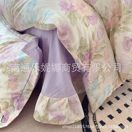 四件套床单款碎花家用亲肤柔软印花a类水洗机洗床上用品新款