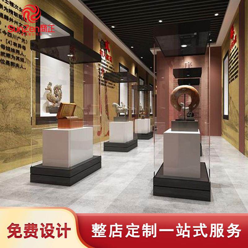 厂家博物馆展柜专用古董瓷器玻璃展柜文物字画展台展柜透明展示柜