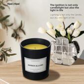 低温蜡烛香薰木质氛围感摆件室内家用持久高级卧室女生淡香送礼物