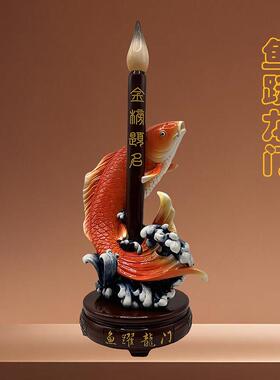 鲤鱼跃龙门金榜题名开 业升学乔迁办公室家居摆饰装饰好礼物品