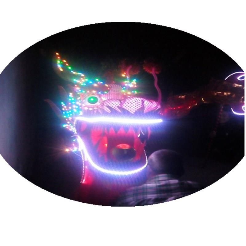 LED灯龙灯带灯舞狮舞龙道具夜光舞狮舞龙烫金灯光龙