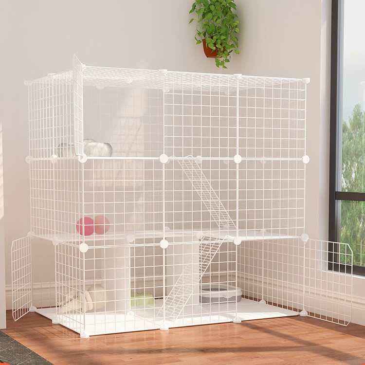 猫笼子家用别墅自由空间室内带厕所小型猫舍大号猫屋猫咪猫窝
