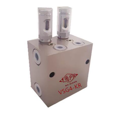 博强供应VSG4-KR双线分配器给油器VSL4-KR甘油干油分配器
