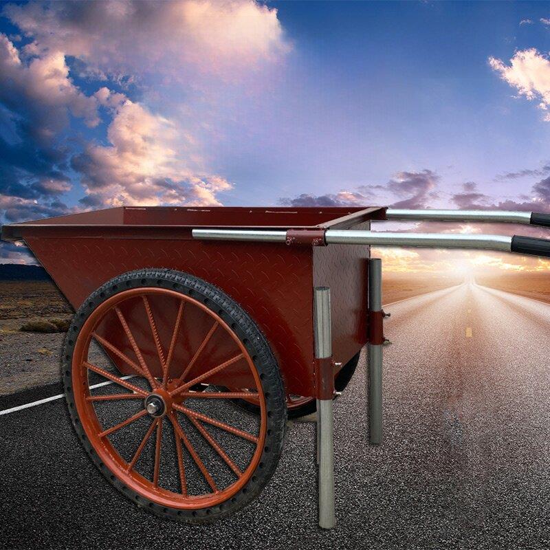 自卸小车，工地灰斗小车，实心轮胎车间小斗小车，家用推砂料劳动