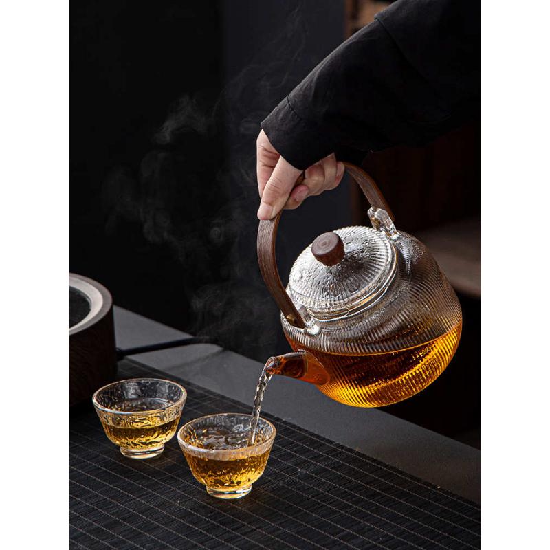 电陶炉煮茶器家用茶具玻璃煮茶壶烧水壶全自动小型套装蒸汽煮茶炉