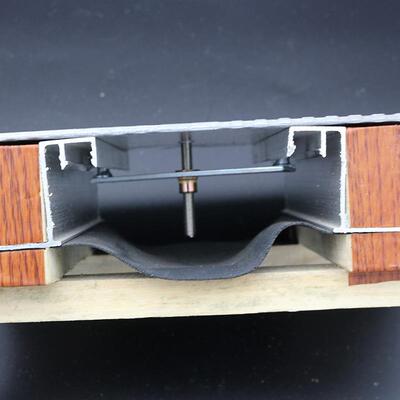 地面变形缝建筑伸缝缩不铝合变缝锈钢金属365盖板抗震型沉降形缝