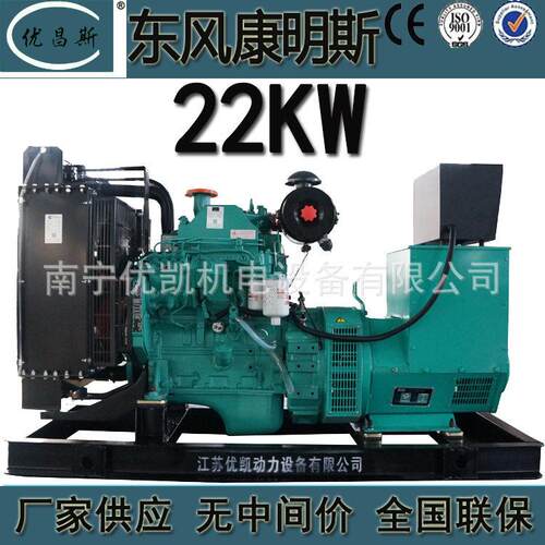 广西厂家供应22KW柴油发电机组全铜无刷发电机4B3.9-G1
