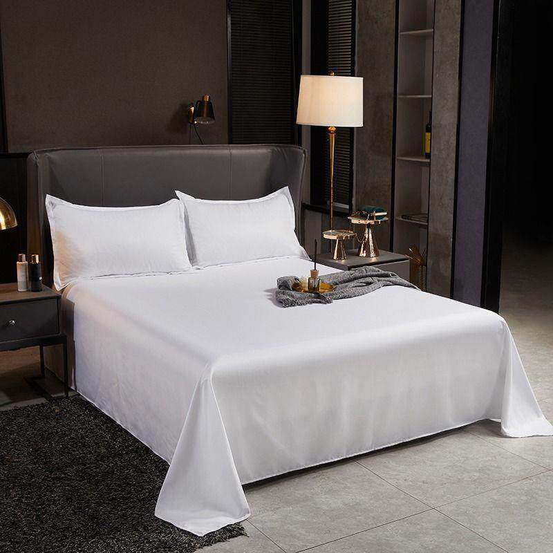 宾三馆酒店床品馆F97H775T四件套民宿纯白被套床单旅品床上用布草