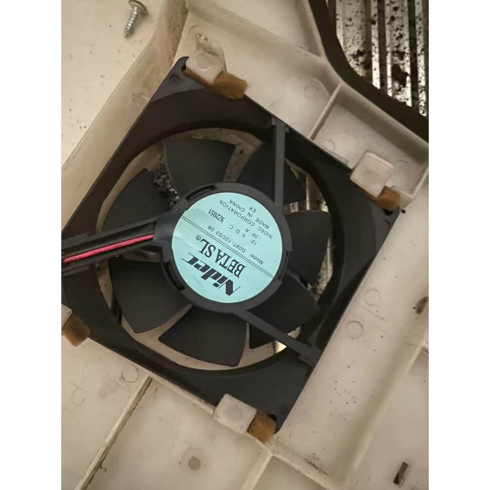 NIDEC全新D09T-12CS3 12V0.09A9225冰箱散热风扇冷藏冷冻风机