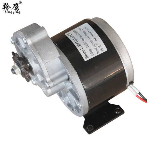 羚鹰电动车三轮车电机12V24V250W350W减速有刷MY1016Z2尤奈特同