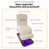 电动升降实木乳胶美容床美容院专用恒温加热采耳床按摩理疗推拿床