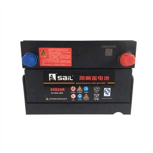 风帆蓄电池55D26R适用于索纳塔陆风X5马6哈弗H612V60AH汽车电瓶