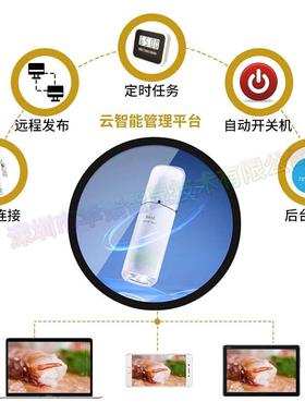 26313.寸圆形告机超薄全彩LCD高清液晶多媒体个意性创触摸广显6示