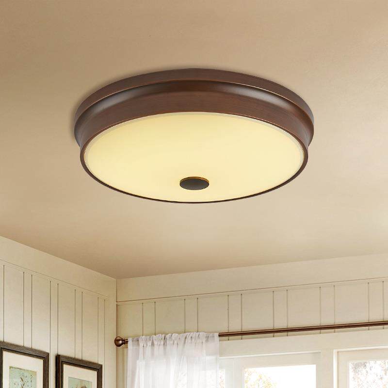 吸顶灯复古美式乡村卧室灯简约大气中古书房灯阳台2026年新款灯具