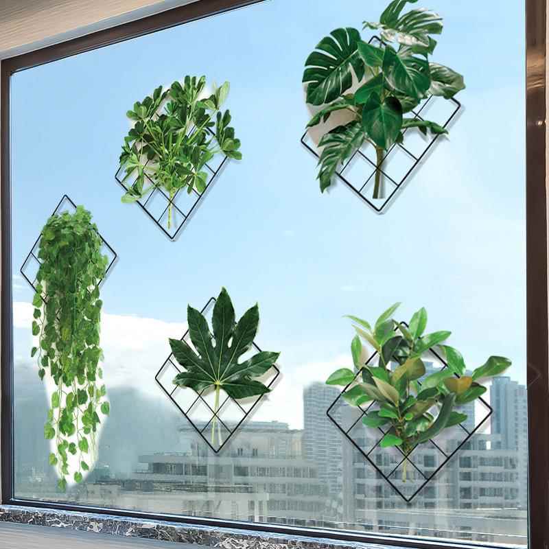 3D立体玻璃门窗贴自粘阳台卧室窗户防水墙贴画房间创意窗花装饰品图片