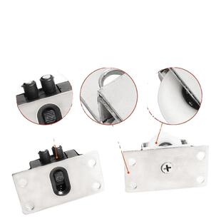 338不锈钢推拉门老式滑轮衣橱柜移动门下轮趟门凸轮轨道上下滚轮