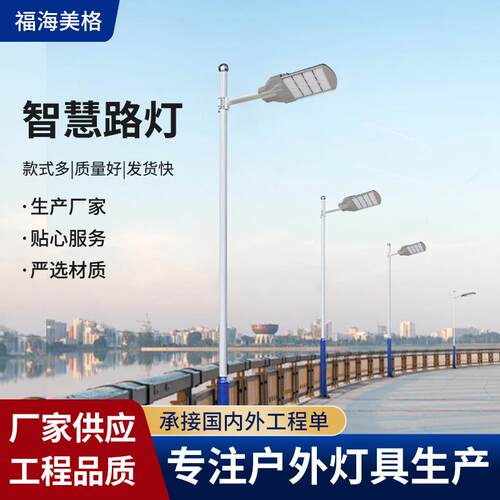智慧路灯市政道路建设路灯金刚模组路灯户外防水可调光智能路灯