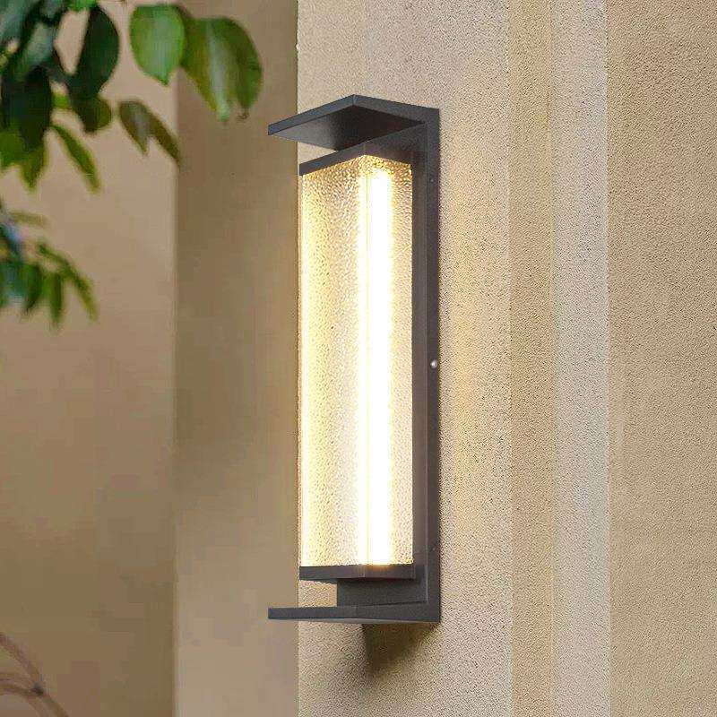 太阳能户外壁灯室外防水庭院围墙灯别墅花园阳台大门口墙壁灯接电