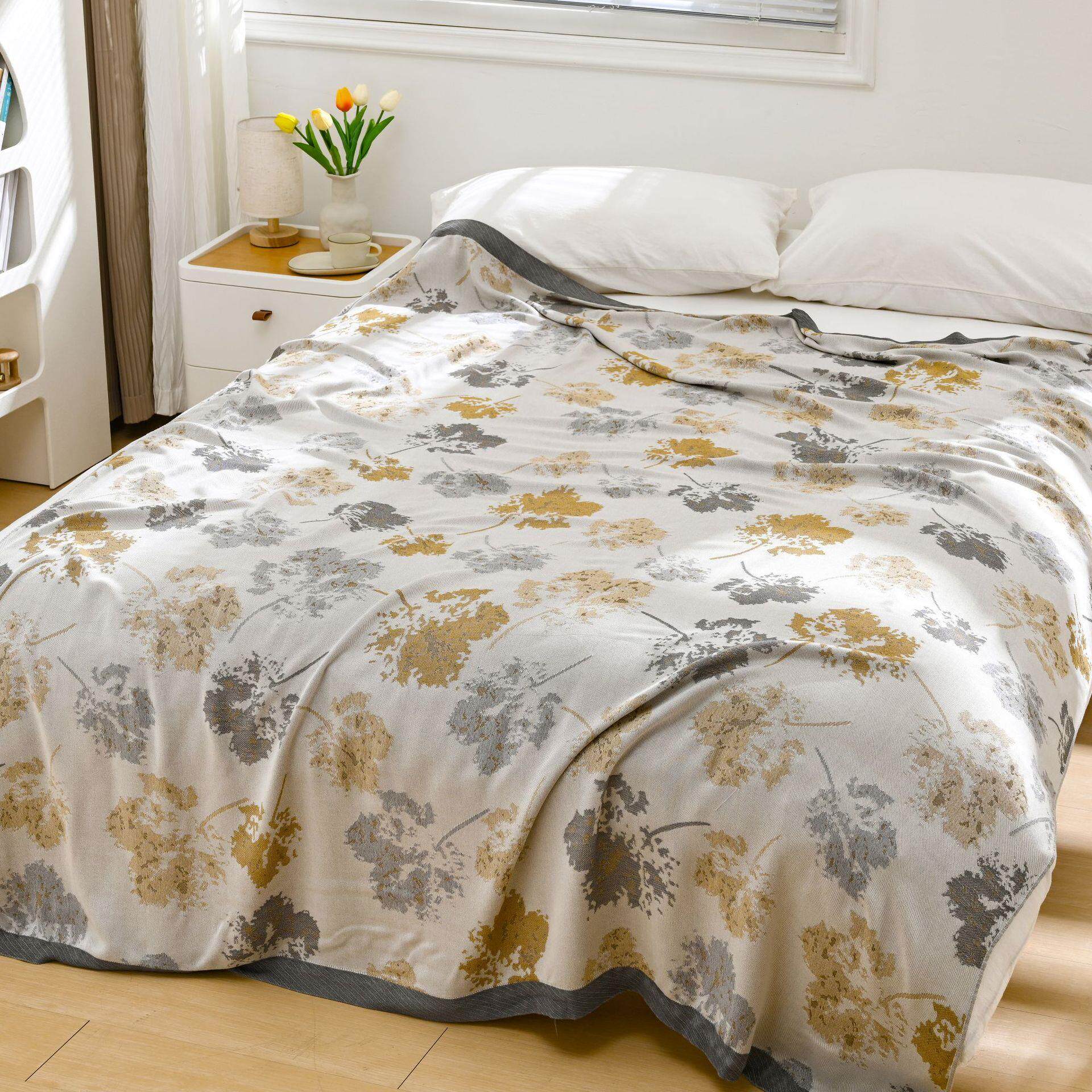 竹纤维盖毯凉感冰丝毯儿童毯子毛巾被成人空调毛毯冷感办公室午睡