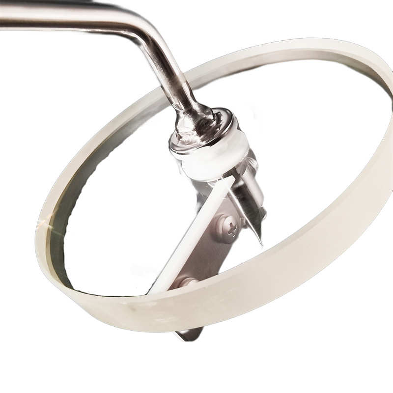 厂家直供活接带双刮刀板视镜304不锈钢法兰雨刮板刀压力管道带硅