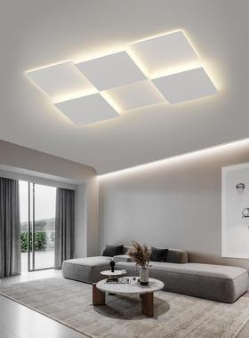 客厅主灯极2024年款新白色网红ENG8876D简吸顶灯现代L简约广东中